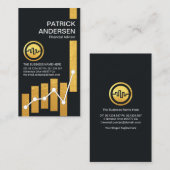 Bar der Goldaktien Visitenkarte (Vorne/Hinten)