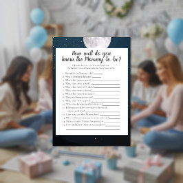Bär, der Mommy Best Baby Shower Game kennt Einladung