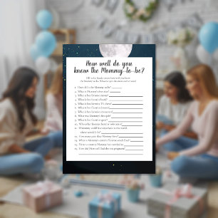 Bär, der Mommy Best Baby Shower Game kennt Einladung