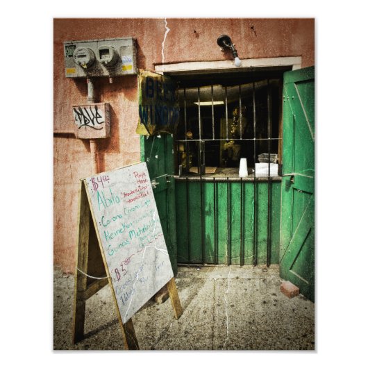 Bar des französischen Viertels Fotodruck (Vorne)