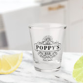 Bar des Mohns Schnapsglas