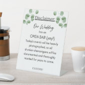 Bar Disclaimer Sockelschild (In SItu)