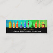 Bar-dünne Geschäfts-Karten Mini Visitenkarte (Rückseite)