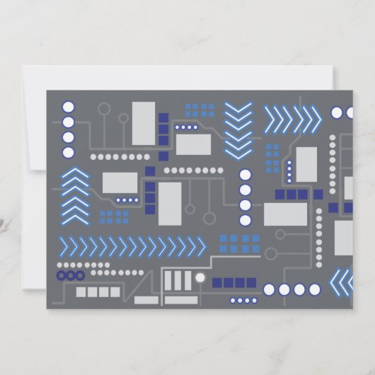 Bar Einladung Mitzvah Reply zu digitalen Videospie (Rückseite)