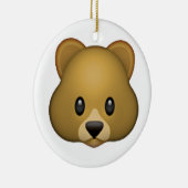 Bär - Emoji Keramik Ornament (Rechts)