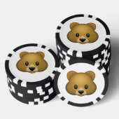 Bär - Emoji Pokerchips (Stapel)