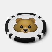Bär - Emoji Pokerchips (Einzeln)