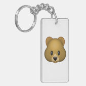 Bär - Emoji Schlüsselanhänger (Vorderseite links)