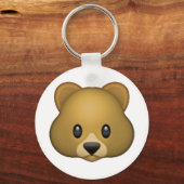 Bär - Emoji Schlüsselanhänger (Vorderseite)