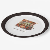 Bar Erwachsene jeden Tag Geburtstag Personalisiert Pappteller (Schrägansicht)