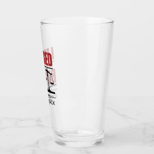 Bar Exam Funny Joke I Passete die Bar Glas (Links)