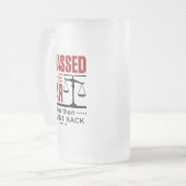 Bar Exam Funny Joke I Passete die Bar Mattglas Bierglas (Vorderseite Links)