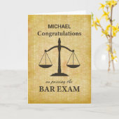 Bar Examen des Juristischen Beirats Karte (Gelbe Blume)