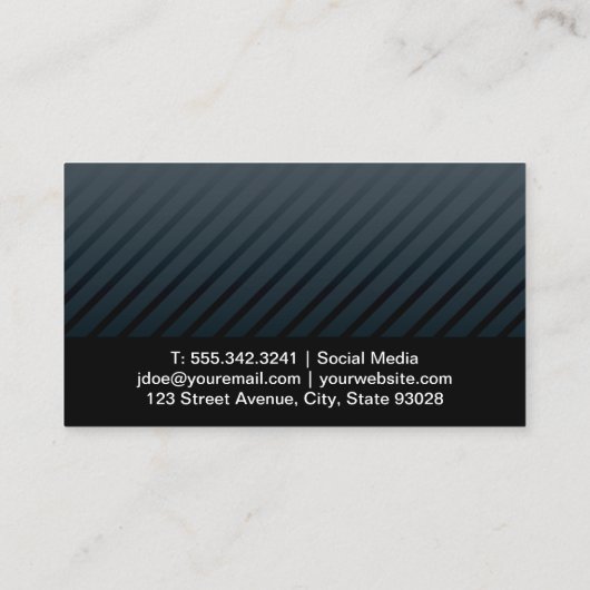 Bar | Fire Tech Visitenkarte (Rückseite)