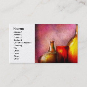 Bar - Flaschen - Ein Stillleben Visitenkarte