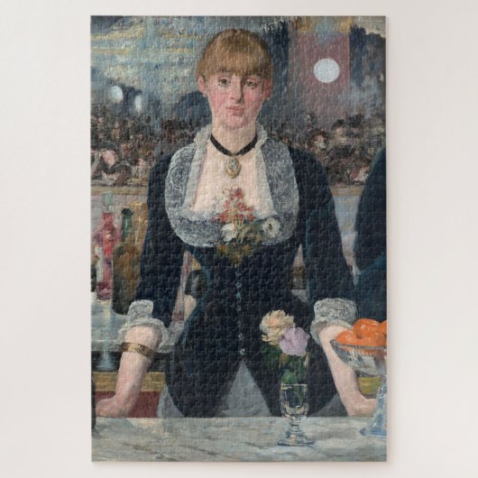 Bar Folies-Bergere Manet Impressionist Malerei Puzzle (Vertikal)