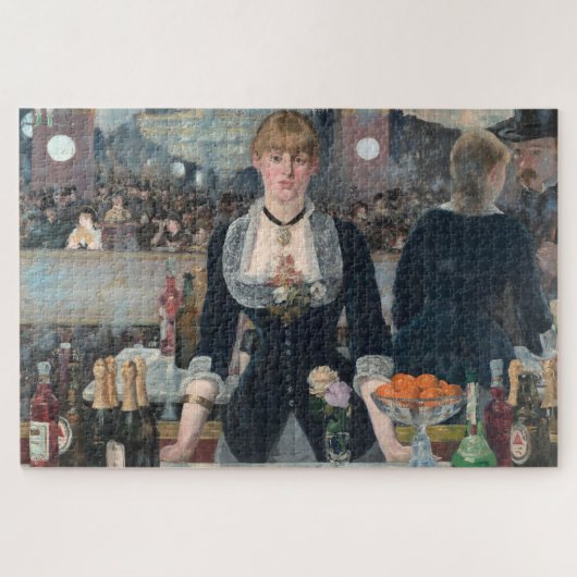 Bar Folies-Bergere Manet Impressionist Malerei Puzzle (Horizontal)