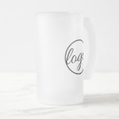 Bar für benutzerdefinierte Restaurants Mattglas Bierglas (VorderseiteRechts)