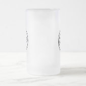 Bar für benutzerdefinierte Restaurants Mattglas Bierglas (Mittel)