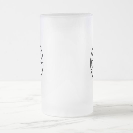 Bar für benutzerdefinierte Restaurants Mattglas Bierglas (Mittel)