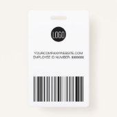 Bar für den Namen Ihres Logopersonals Blau des Fot Ausweis (Rückseite)