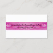 Bar für die Herzlinie Visitenkarte (Rückseite)