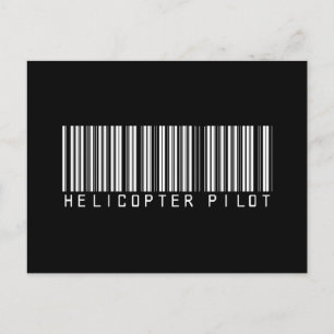 Bar für Hubschrauberpilot Postkarte
