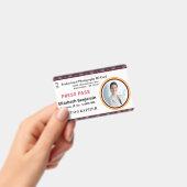 Bar für Logos für Mitarbeiter-Foto Individuelle Na Ausweis (Handheld)