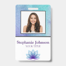 Bar für personalisierte Fotos Aquamariner ID Ausweis