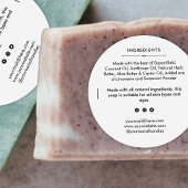 Bar für runde Seifen Runder Aufkleber