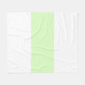 Bar für Weiß- und Kalkgrün Fleecedecke (Vorderseite (Horizontal))