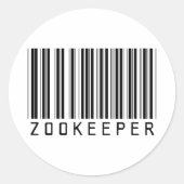 Bar für Zookeeper Runder Aufkleber (Vorderseite)
