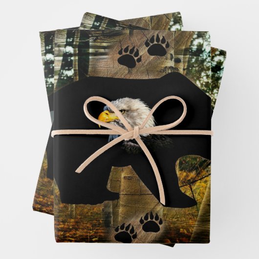 Bär Geschenkpapier Set (Beispiel)