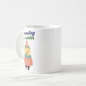 Bär Gewartet für Winter - Sommer Kaffeetasse (Vorderseite Links)
