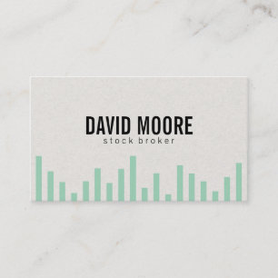 Bar Graph (grün) Visitenkarte