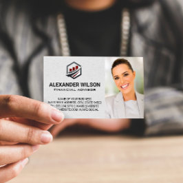 Bar Graph-Logo | Finanzberater Visitenkarte