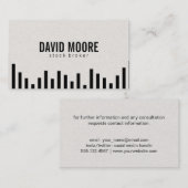 Bar Graph Visitenkarte (Vorne/Hinten)