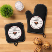 Bar & Grill GRILLEN Grill Master Ofenhandschuh & Topflappen-Set (Oben Unten)