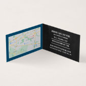 Bar & Grill-Logo, Pub/Brauerei, im Detail Visitenkarten (Innenseite)