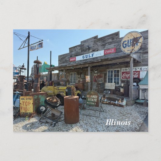 Bar & Grill, Museum Feiertagspostkarte (Vorderseite)