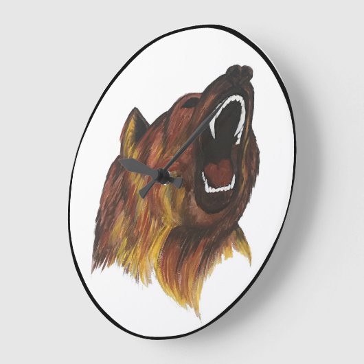 Bär Große Wanduhr (Winkel)