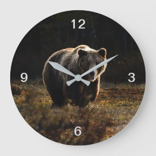 Bär Große Wanduhr