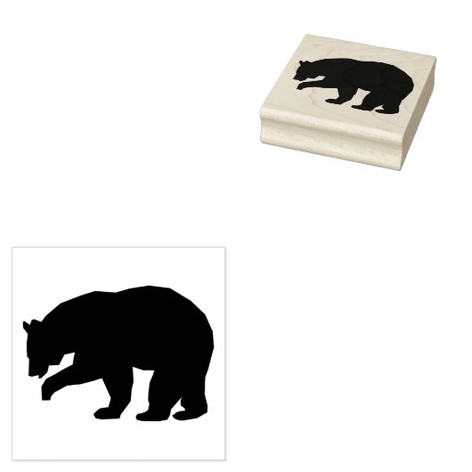 Bär Gummistempel (Stempel)