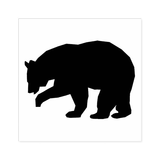 Bär Gummistempel (Prägung)