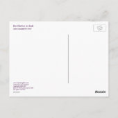 Bar-Hafen an der Dämmerung der ein Vorabend des Postkarte (Rückseite)