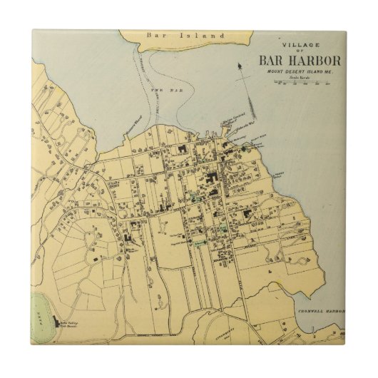 Bar-Hafen Fliese (Vorderseite)