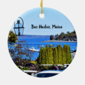 Bar-Hafen-runde Verzierung Keramik Ornament (Hinten)