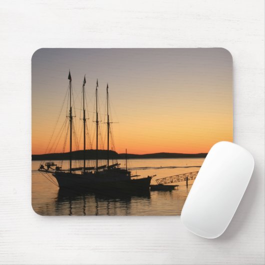 Bar-Hafen-Sonnenaufgang Mousepad (Mit Mouse)