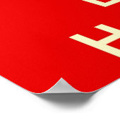 Bar Hafen von Calm und Liebe behalten Poster (Ecke)