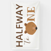 Bär halb bis eins banner (Vertikal)